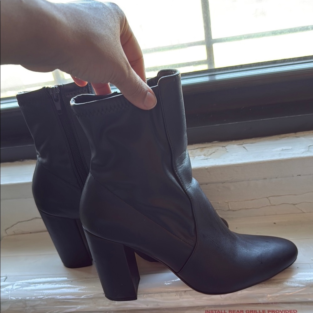ALDO Classic Black Heeled Ankle Boots - Women